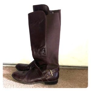 Brown Zip Up Boots